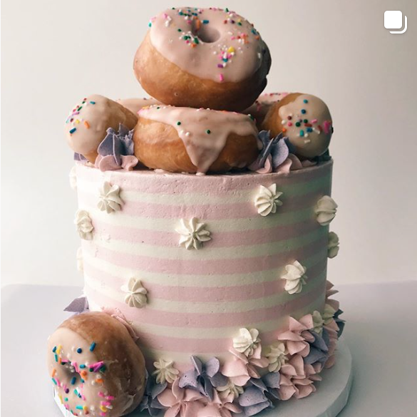 Donut Smash Cake